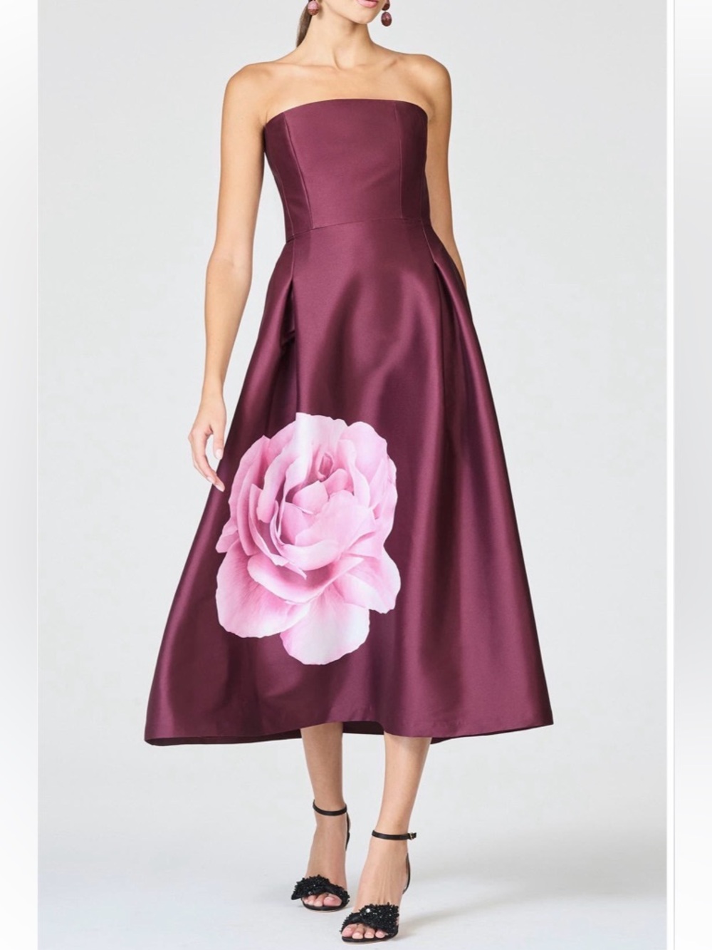 Sachin + Babi Shay Strapless Midi Dress